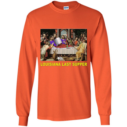 Louisiana Last Supper T-shirt Orange