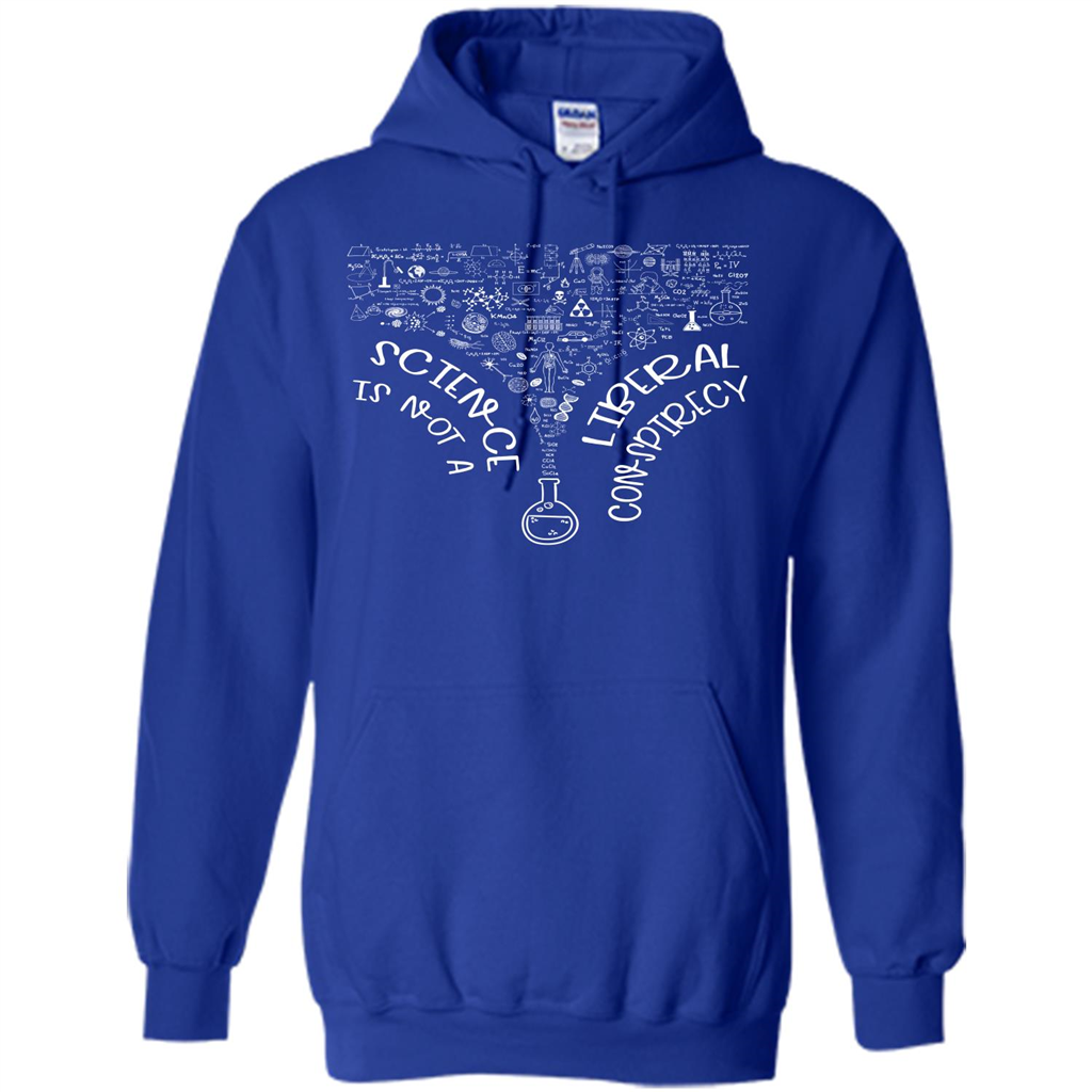 Science Lover T-shirt Science Is Not A Liberal Conspiracy Royal