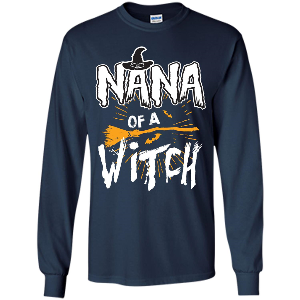 Halloween T-shirt Nana Of A Witch Navy