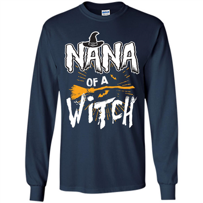 Halloween T-shirt Nana Of A Witch Navy