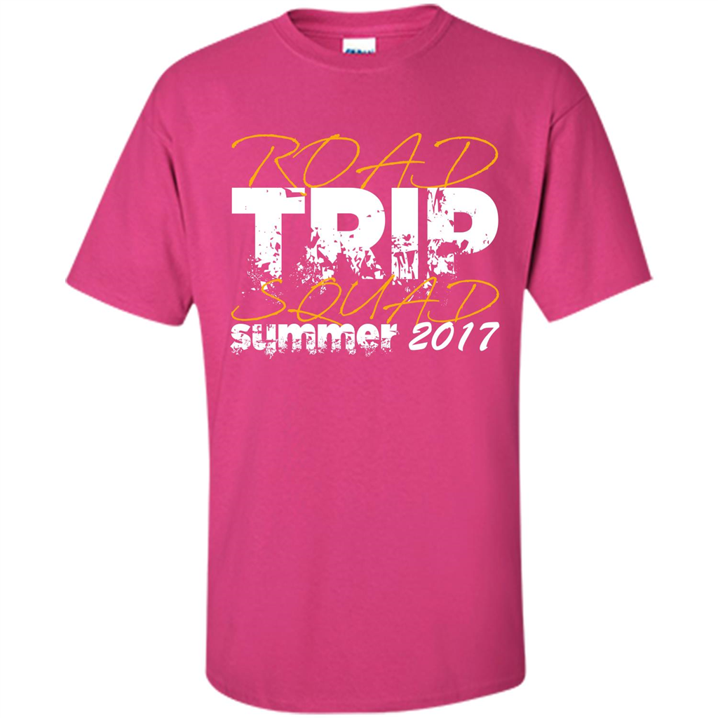 Summer T-shirt Road Trip Squad Summer 2017 Heliconia