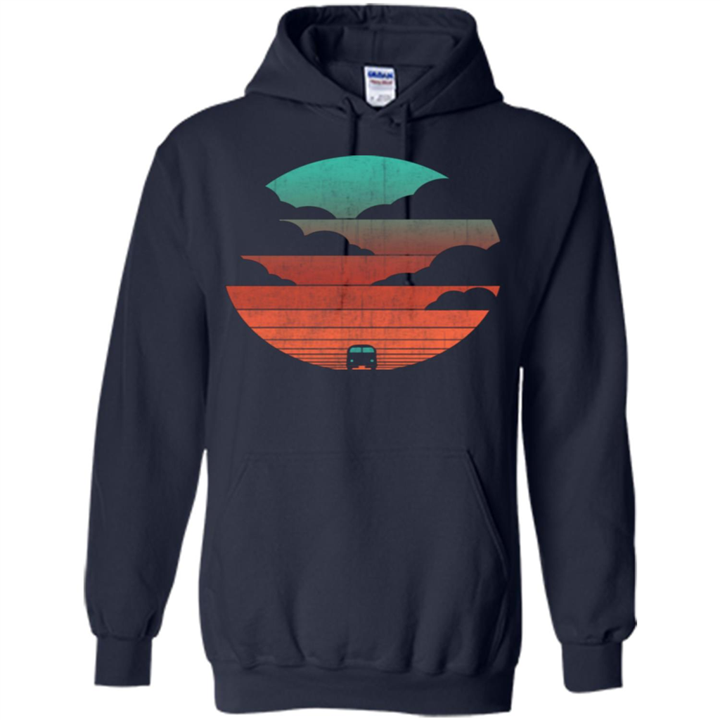 Driving Into The Sunset T-shirt Navy
