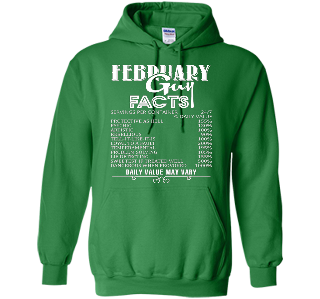 February Guy Facts T-shirt Irish Green