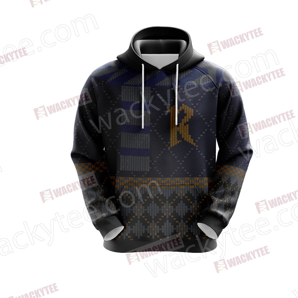 Harry Potter - Ravenclaw House Xmas Style Unisex 3D Hoodie