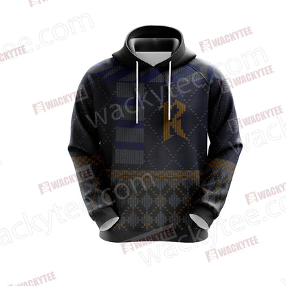 Harry Potter - Ravenclaw House Xmas Style Unisex 3D Hoodie