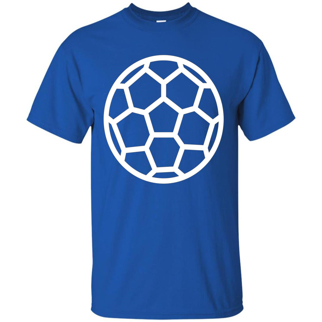 I Love American Soccer Ball Modern Sport T-shirt Royal