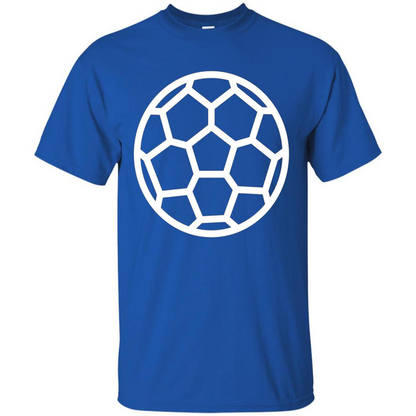 I Love American Soccer Ball Modern Sport T-shirt Royal