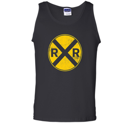 Railroad Train Crossing Warning Shirt Train Worker Engineer shirt Black