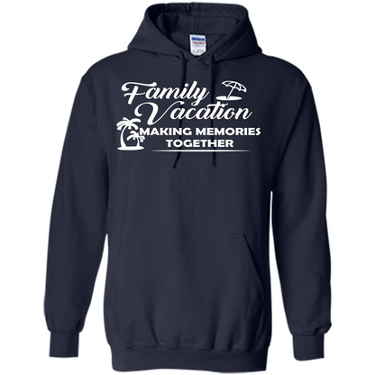 Family Vacation Making Memories Together T-shirt Navy