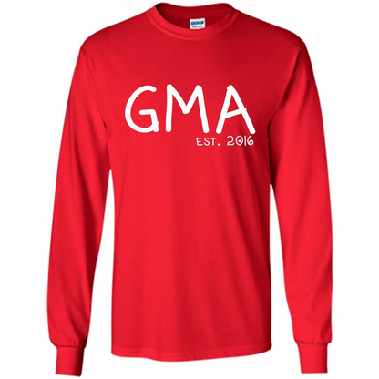 New Gma Shirt - Gma Est. 2016 Grandparents Day Red