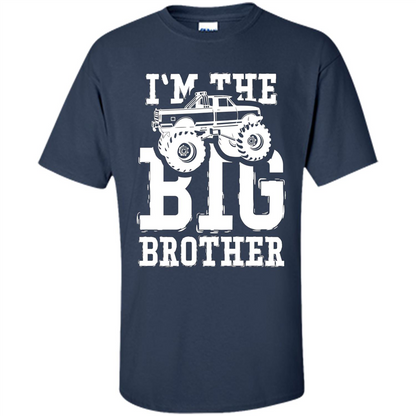 I'm The Big Brother Monster Truck T-shirt Navy