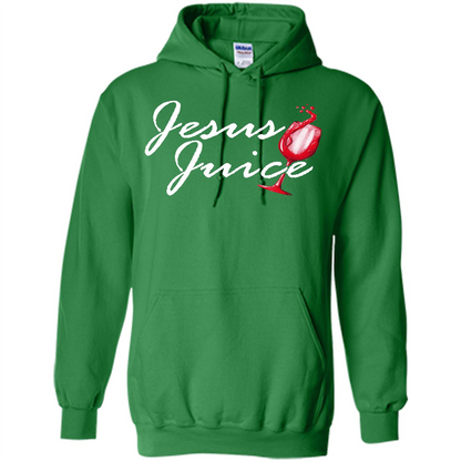 Wine T-shirt Jesus Juice Irish Green