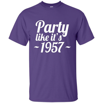 Party Like It's 1957 T-shirt Purple