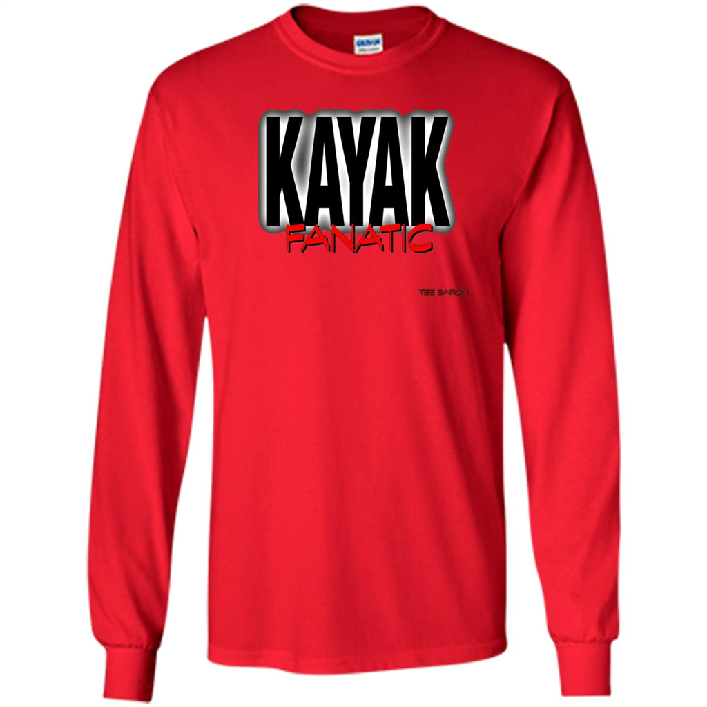 Kayak Fanatic T-Shirt Red