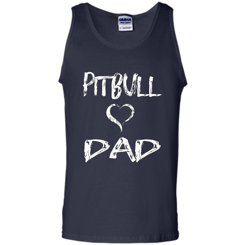 Pitbull Dad T-shirt Navy