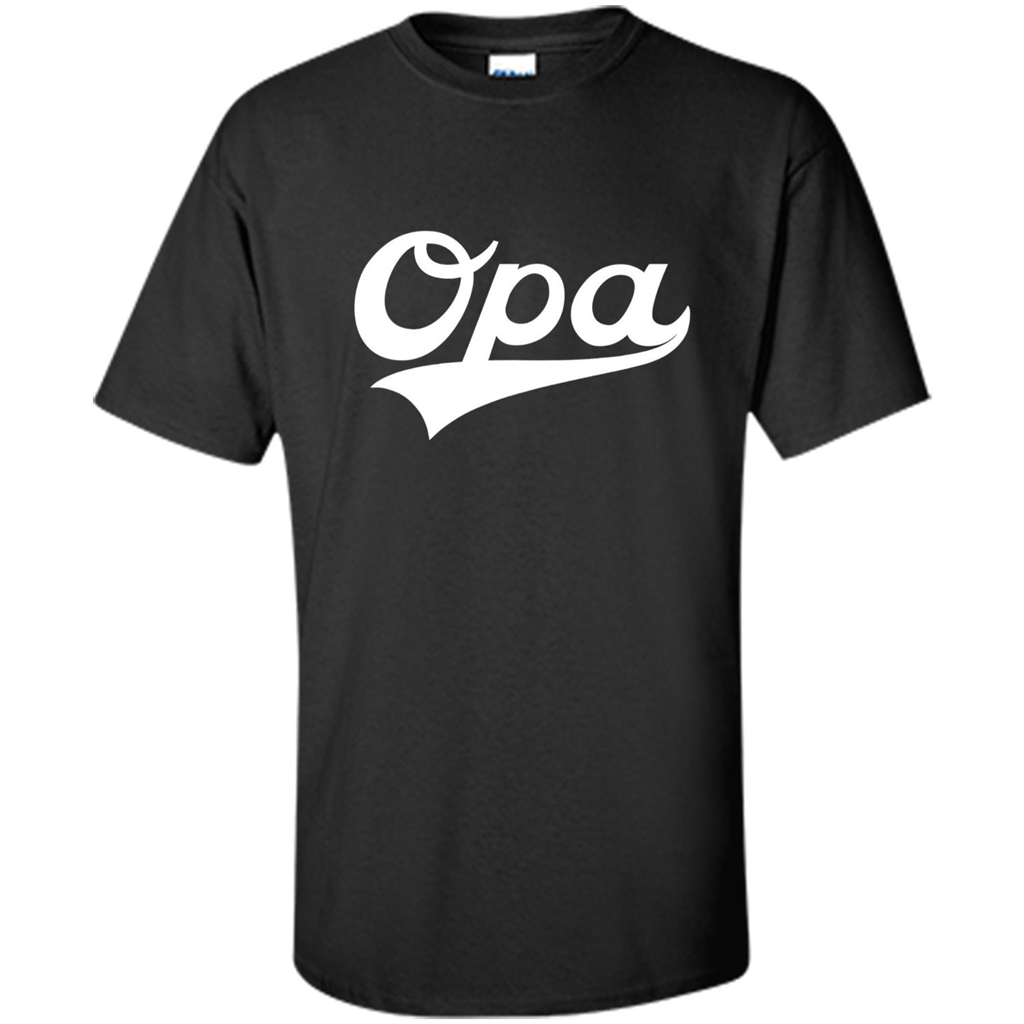 Fathers Day T-shirt Opa Black