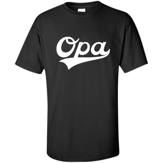 Fathers Day T-shirt Opa Black