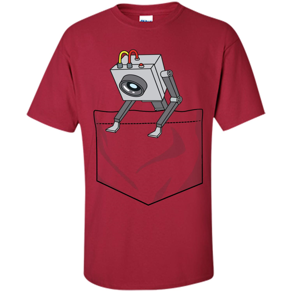 Pocket Robot T-shirt Cardinal