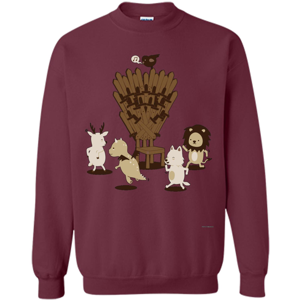 Game Of Musical Thrones Characters T-shirt Maroon
