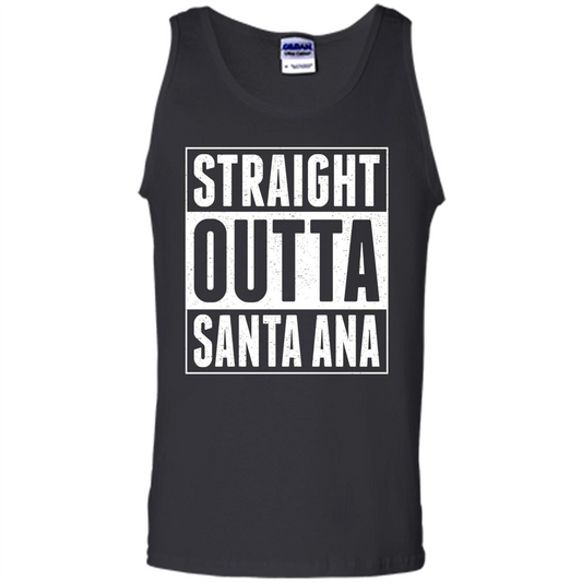 Straight Outta Santa Ana T-shirt Black