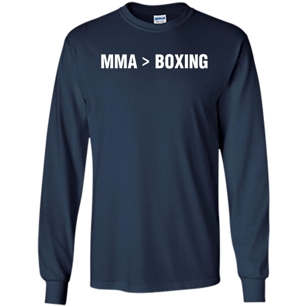 MMA Is Better Than Boxing T-shirt Navy