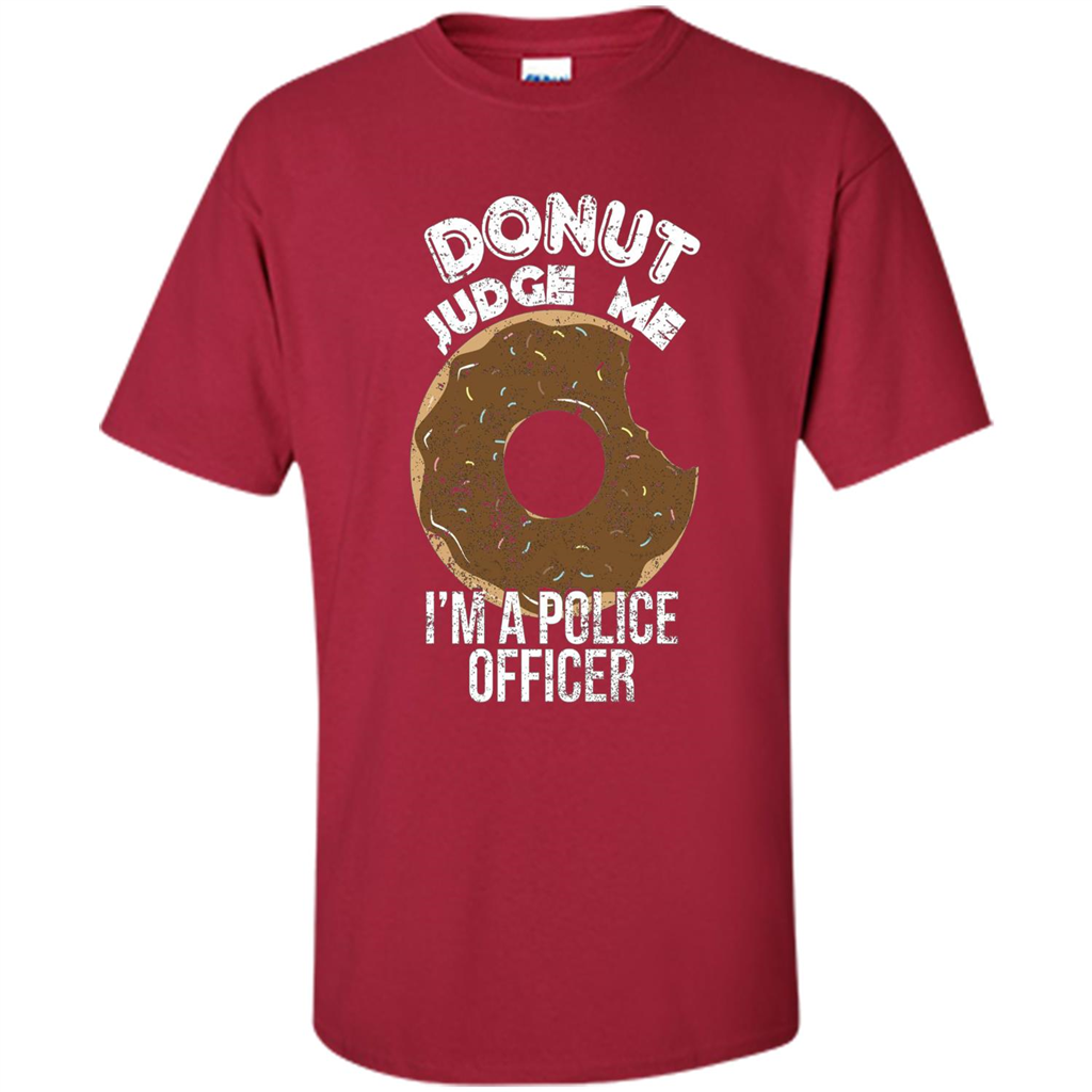 Donut Police Funny Police T-shirt Cardinal