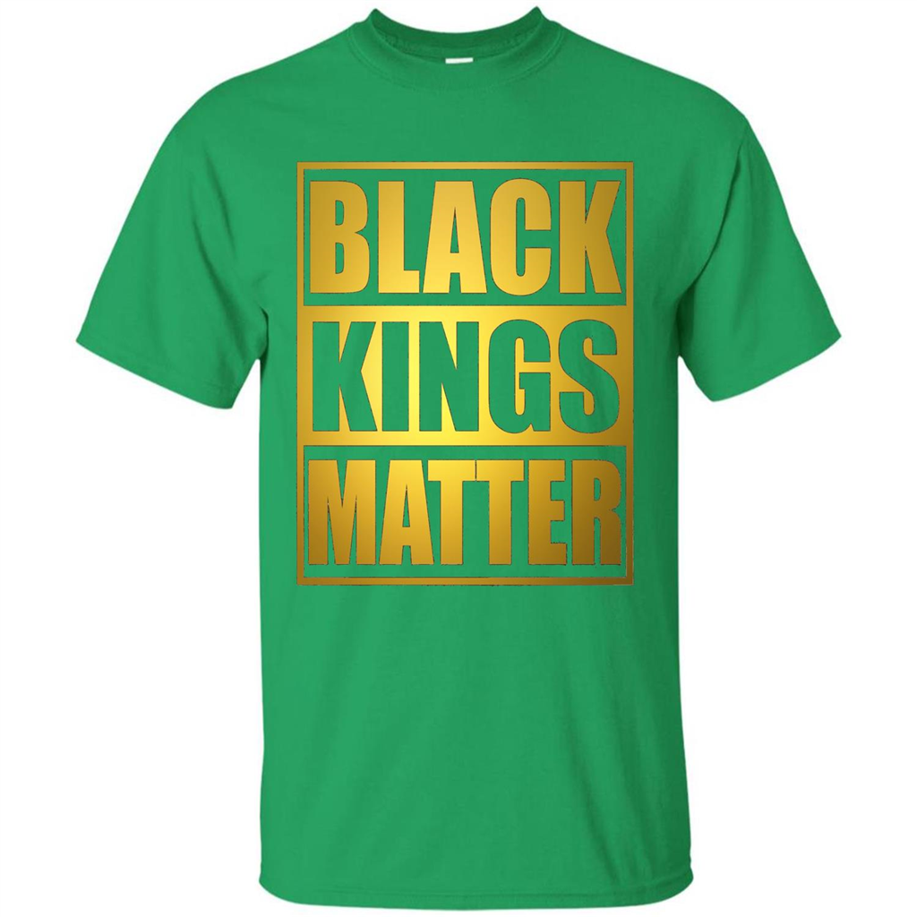 Black Kings Matter T-shirt Irish Green