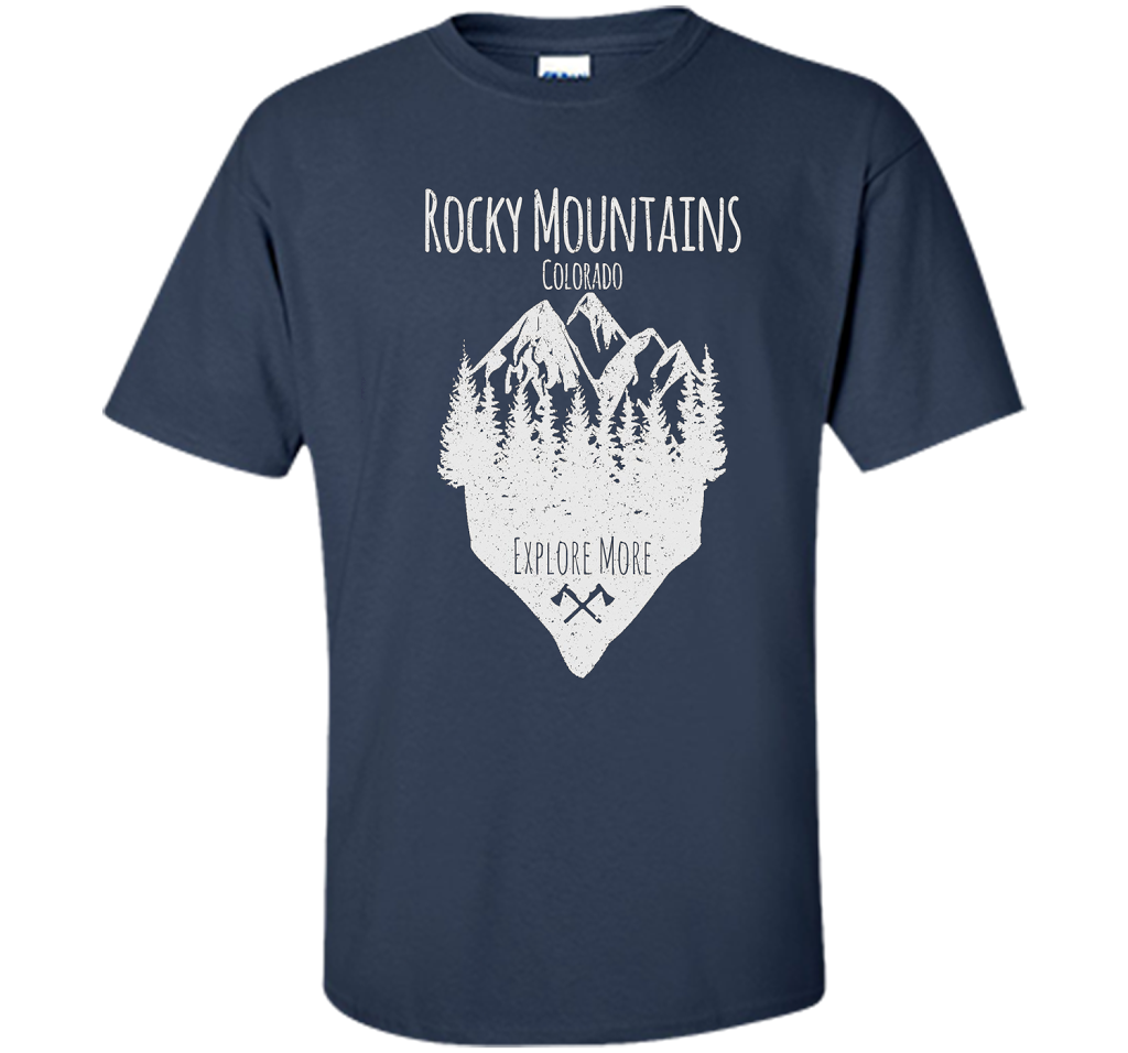 PREMIUM Rocky Mountains, Colorado - Souvenir T-Shirt t-shirt Navy