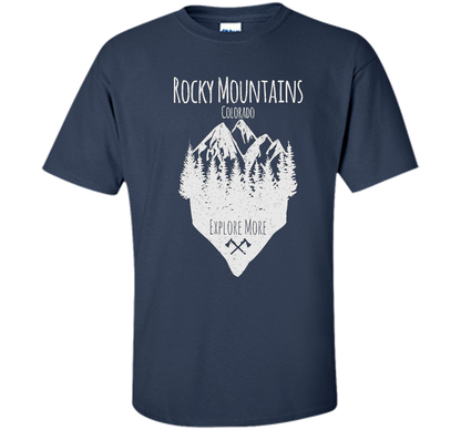 PREMIUM Rocky Mountains, Colorado - Souvenir T-Shirt t-shirt Navy