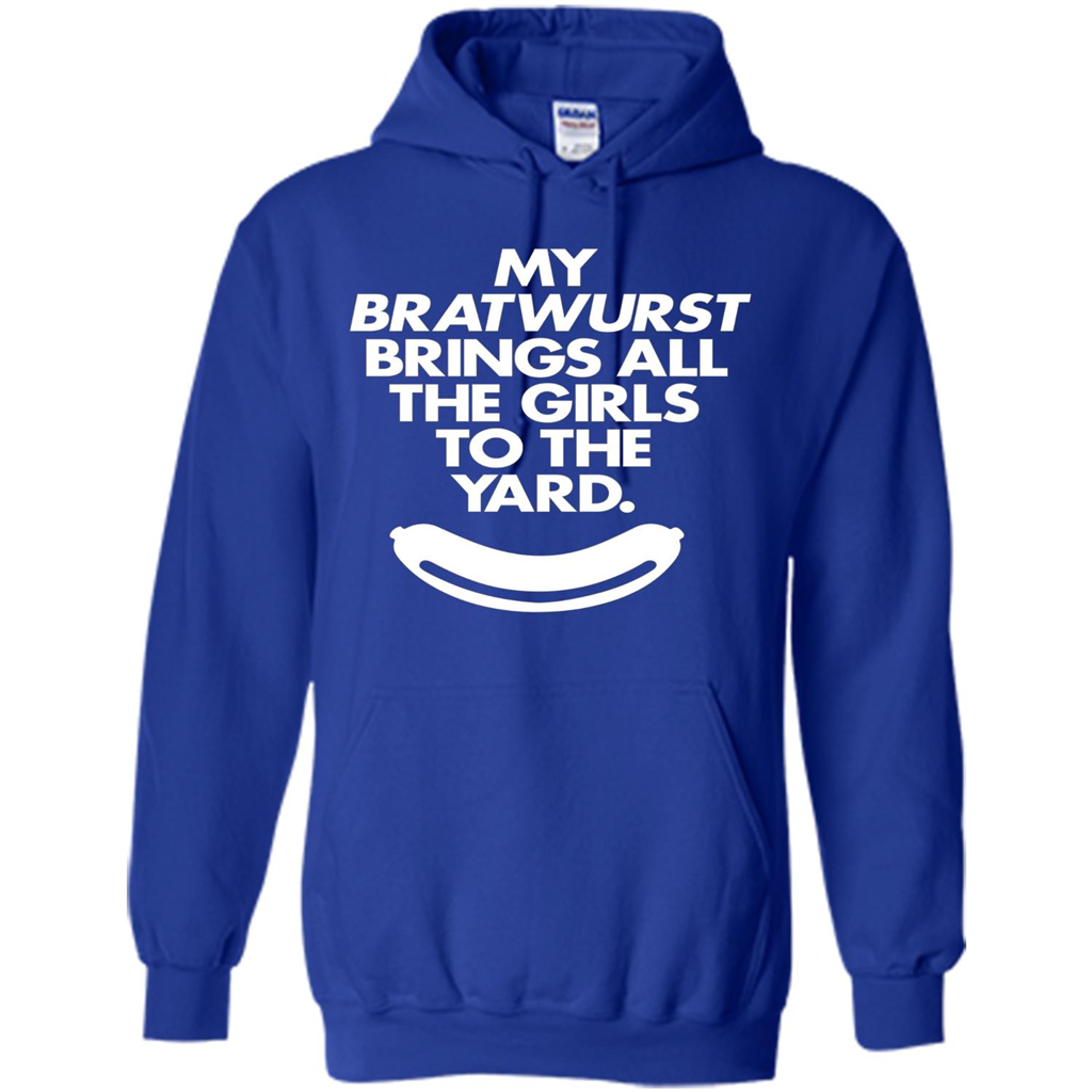 Oktoberfest T-shirt Funny My Bratwurst Sausage Shirt Royal
