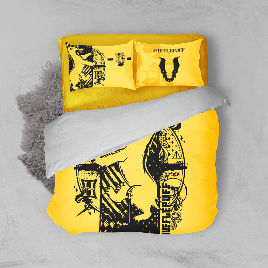 Quidditch Hufflepuff Harry Potter Bed Set