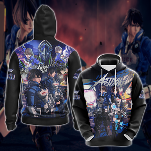 Astral Chain Video Game 3D All Over Printed T-shirt Tank Top Zip Hoodie Pullover Hoodie Hawaiian Shirt Beach Shorts Jogger Hoodie S 