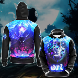 Ori and the Will of the Wisps Video Game 3D All Over Printed T-shirt Tank Top Zip Hoodie Pullover Hoodie Hawaiian Shirt Beach Shorts Jogger Hoodie S 