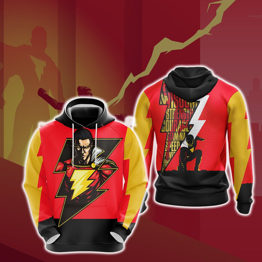 Shazam 2019 New Unisex 3D Hoodie