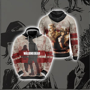 The Walking Dead Rick And Carl Grimes New Unisex 3D Hoodie