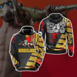 Borderlands - Let's Make Some May Hem Unisex 3D Hoodie