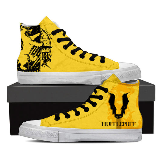 Quidditch Hufflepuff Harry Potter High Top Shoes