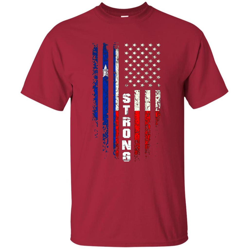 Texas Strong T-shirt Hurricane Harvey 2017 T-shirt Cardinal