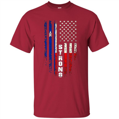Texas Strong T-shirt Hurricane Harvey 2017 T-shirt Cardinal