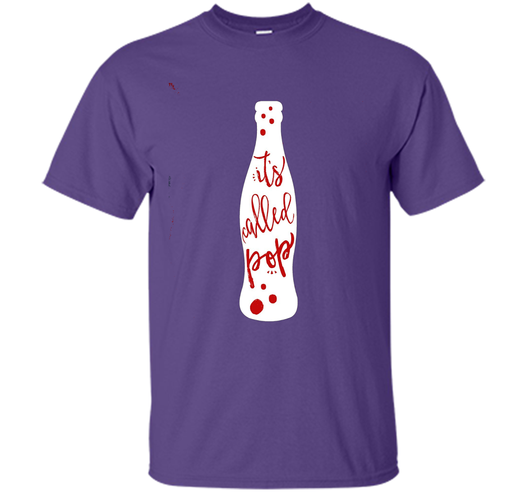It's Called POP - funny debate handwritten style tshirt t-shirt Purple