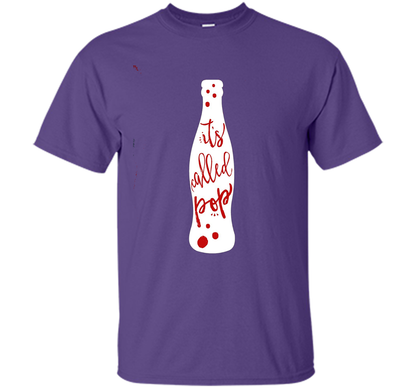 It's Called POP - funny debate handwritten style tshirt t-shirt Purple