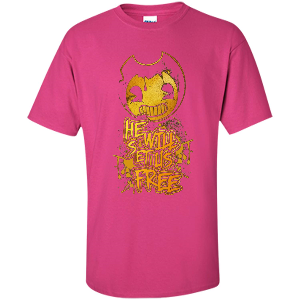 He Will Set Us Free T-shirt Heliconia