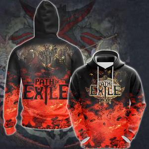 Path Of Exile Video Game 3D All Over Print T-shirt Tank Top Zip Hoodie Pullover Hoodie Hawaiian Shirt Beach Shorts Jogger Hoodie S 