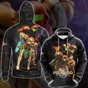 Metroid Prime Remastered Video Game 3D All Over Printed T-shirt Tank Top Zip Hoodie Pullover Hoodie Hawaiian Shirt Beach Shorts Jogger Hoodie S 