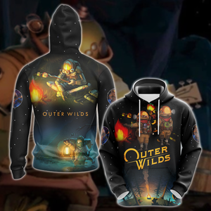 Outer Wilds Video Game 3D All Over Printed T-shirt Tank Top Zip Hoodie Pullover Hoodie Hawaiian Shirt Beach Shorts Jogger Hoodie S 