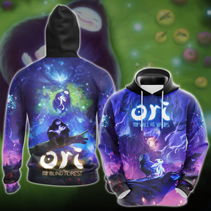 Ori and the Blind Forest Video Game 3D All Over Printed T-shirt Tank Top Zip Hoodie Pullover Hoodie Hawaiian Shirt Beach Shorts Jogger Hoodie S 