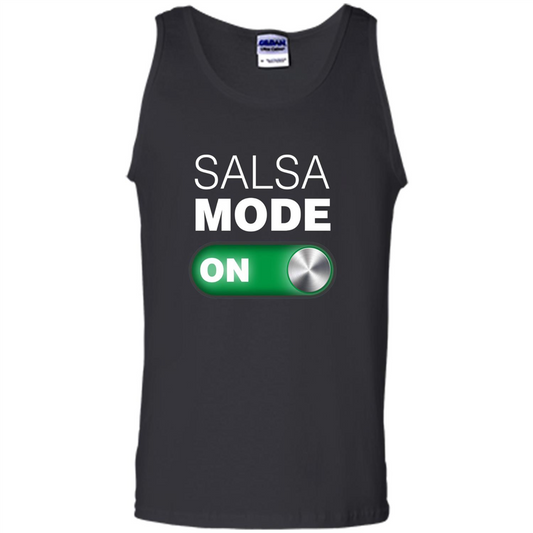 Salsa Mode On T-shirt. Great for Dance Class Black