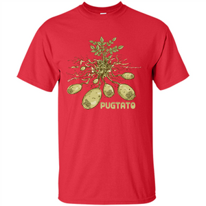 Pug Lover T-shirt Pug Potato Pugtato