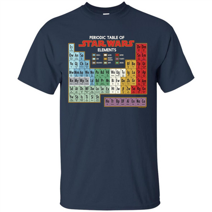 Movie T-shirt Periodic Table of Elements Graphic T-Shirt Navy
