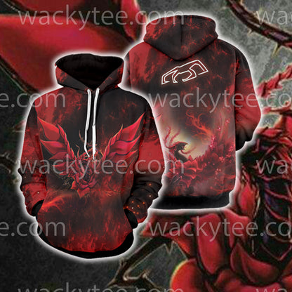 Yu-Gi-Oh! Black Rose Dragon 3D Hoodie Hoodie